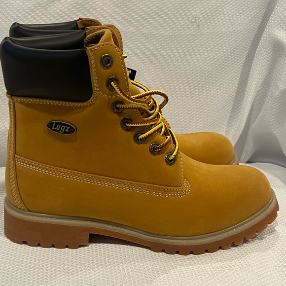 Lugz Convoy Water-Resistant 6in Boots Workwear Casual Utility Men’s Size 7 Wheat